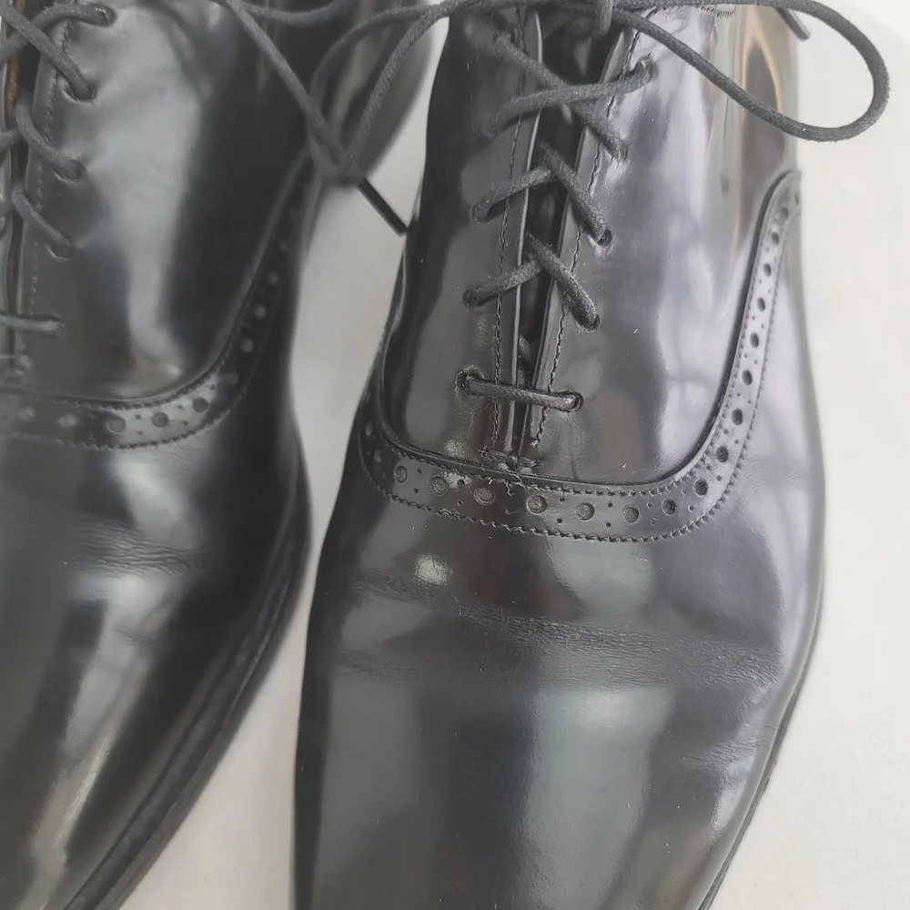 Allen Edmonds Danbury Black Leather Oxfords Men's Dress Shoes Size 9C